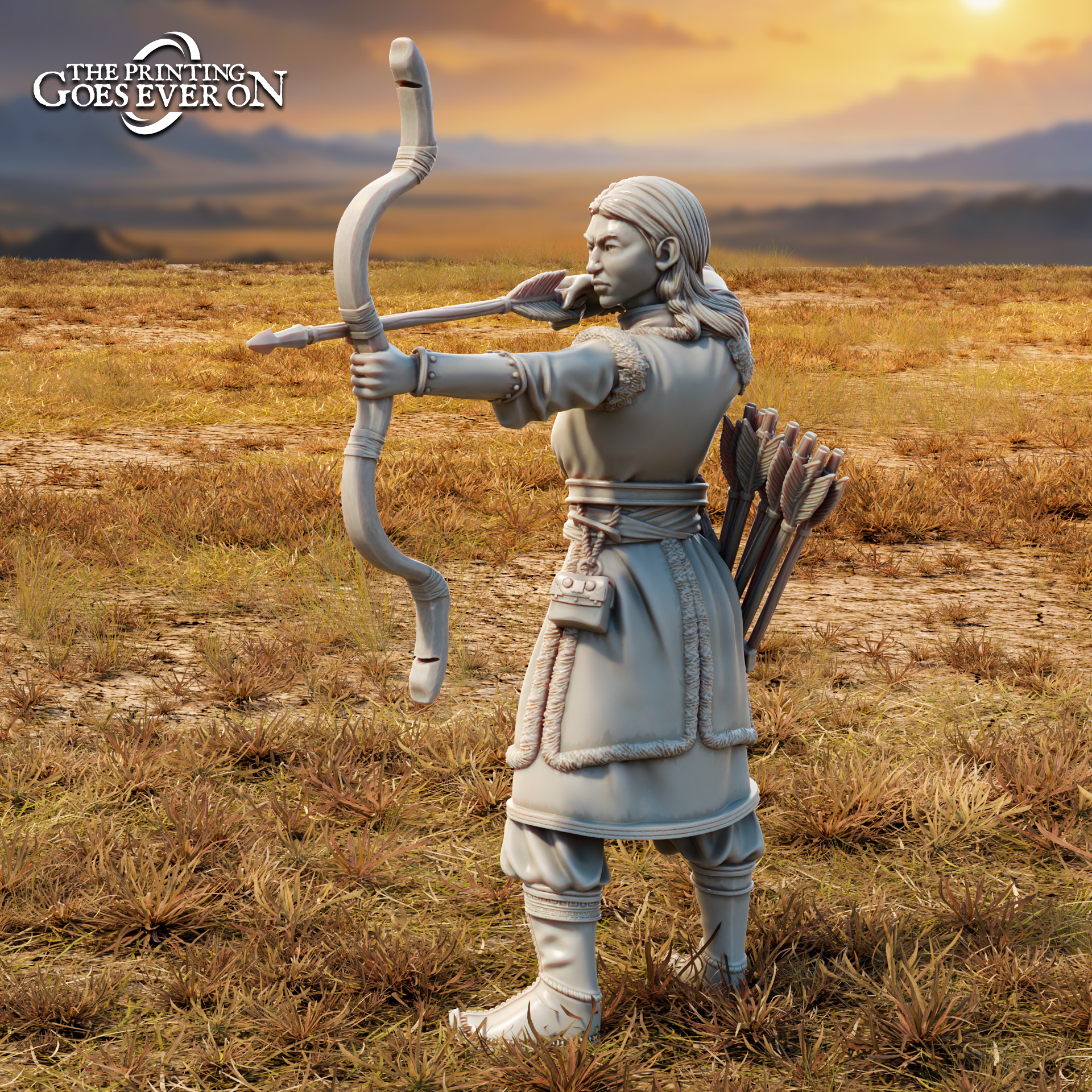 Golden Khanate Archer - C - Presupported
